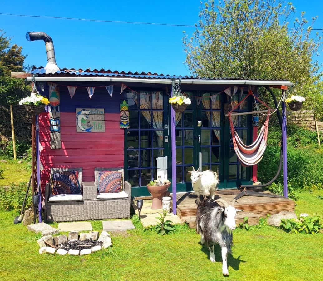 Treguth Glamping Unique Experience - Themed Huts Hotel Saint Day Buitenkant foto